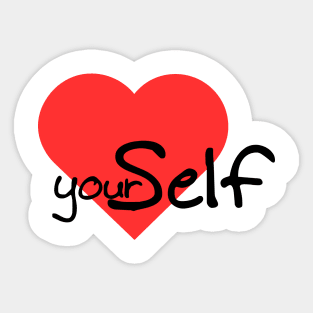 Love your self Sticker